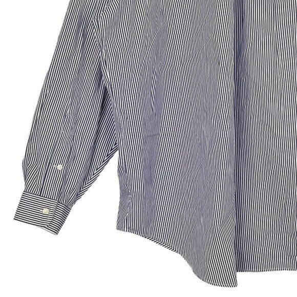 Ralph Lauren Shirt Mens 3XB Classic Fit Vertical Stripe Button Down Coastal Blue - Picture 8 of 12